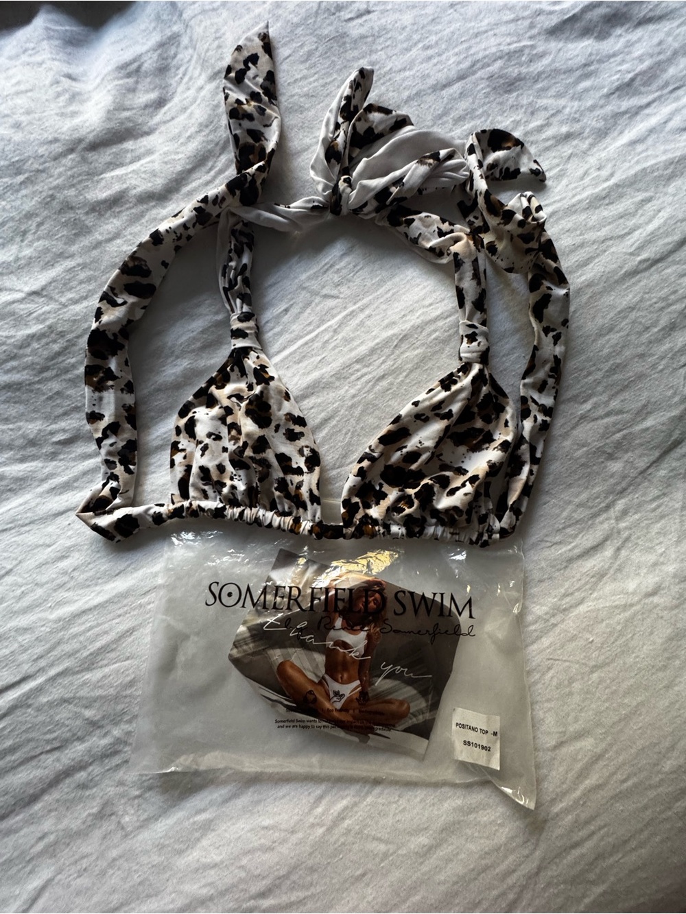 Somerfield Swim Panthers Triangle Bikini Top